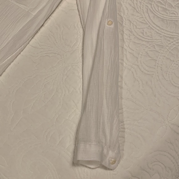 DIANE VON FURSTENBERG Women’s Button-Down White Long Sleeve Shirt SZ 6 - Picture 3 of 11